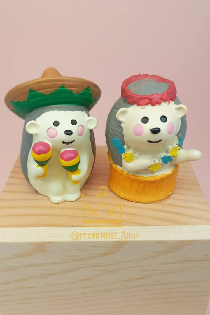 Hula hedgehogs music box
