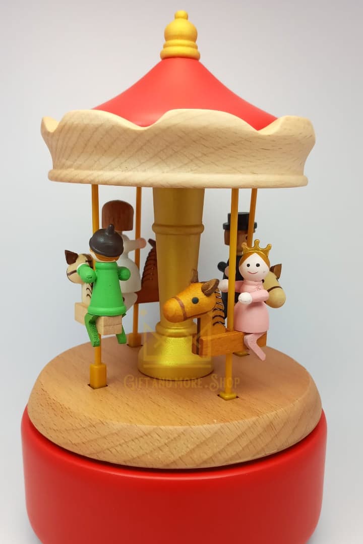 Princess carousel music box