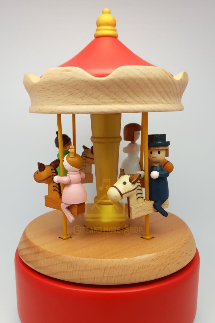 Princess carousel music box